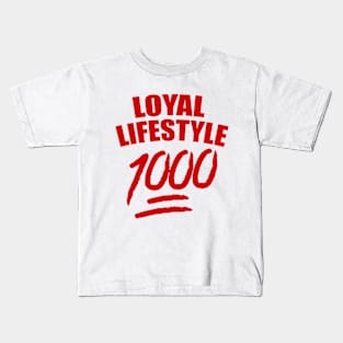 LOYAL LIFESTYLE 1000 - "Stacked Arch Logo" Kids T-Shirt